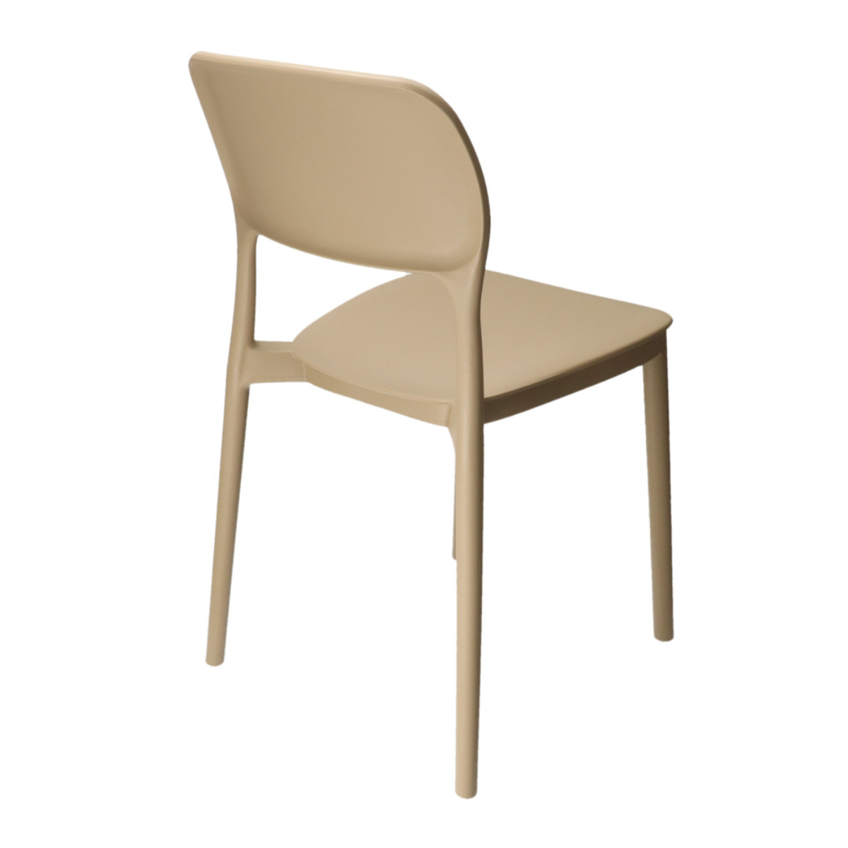 SI TONY Taupe design Plastic outdoor chair
